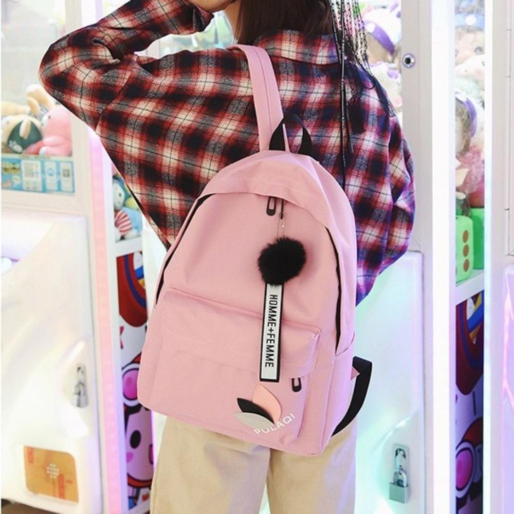 Рюкзак большой вместимости с принтом листьев, холщовый рюкзак с принтом листьев, студенческий школьный рюкзак, женский