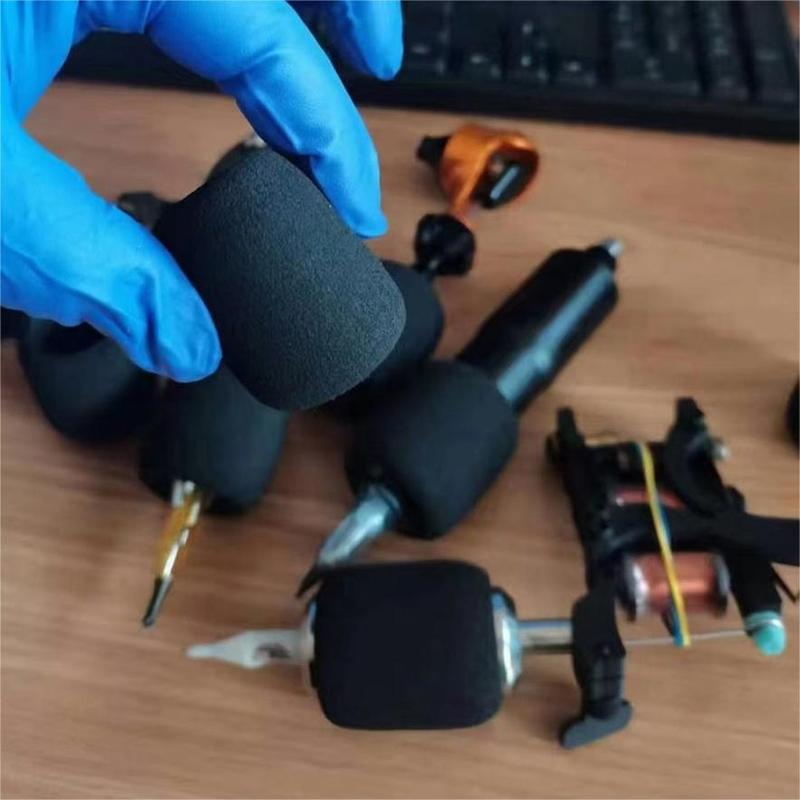 1pc Anti Slip Memory Foam Tattoo Grip Cover Tattoo Pen Machine Cover Tool Suitable For 25-30mm Diameter Tattoo Accessaries