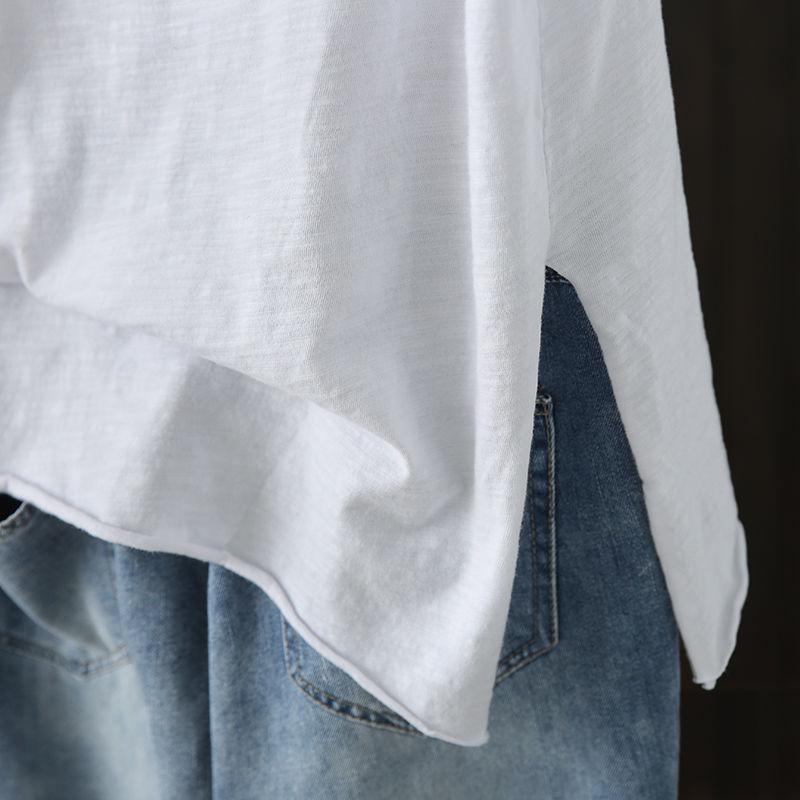 Хлопковая футболка с капюшоном, женская летняя стильная футболка с карманом и принтом, свободный белый повседневный топ с короткими рукавами и отверстиями Y2k