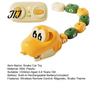 Interactive Snake Toy Set 1/2 Sets Remote Control Car Toy, Magnetic Eating Itself Game 2 Player Electric RC for Kids