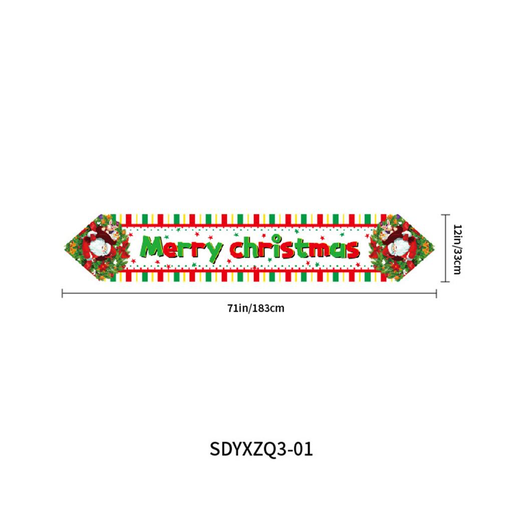 Christmas Table Runner Merry Christmas Decoration For Home Xmas Table Decor 2025 Happy New Year Holiday Kitchen Dining Table Dec