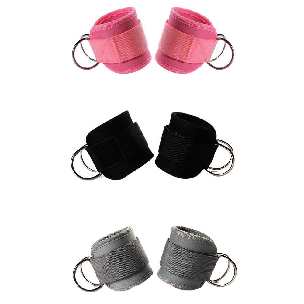 D-образное кольцо Глют Кикбэк Мягкие ремни на лодыжку для тросового тренажера Идеальные фитнес накладки на лодыжку Зал