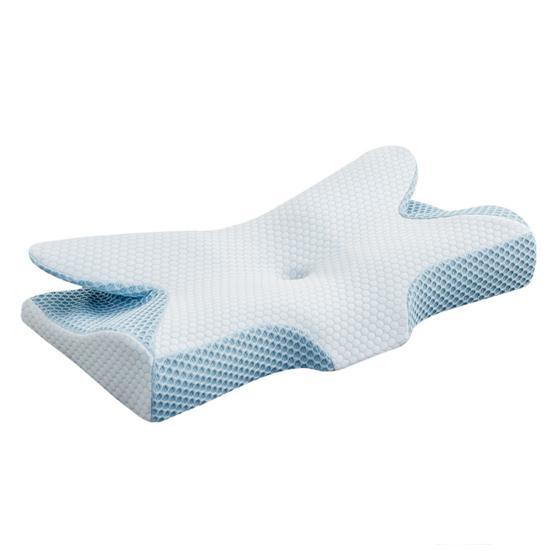 Подушка для шеи, не легко деформируется, мягкая, удобная, быстро восстанавливающаяся из пены с эффектом памяти, двусторонняя эргономичная подушка для шейного отдела, поставка для спальни