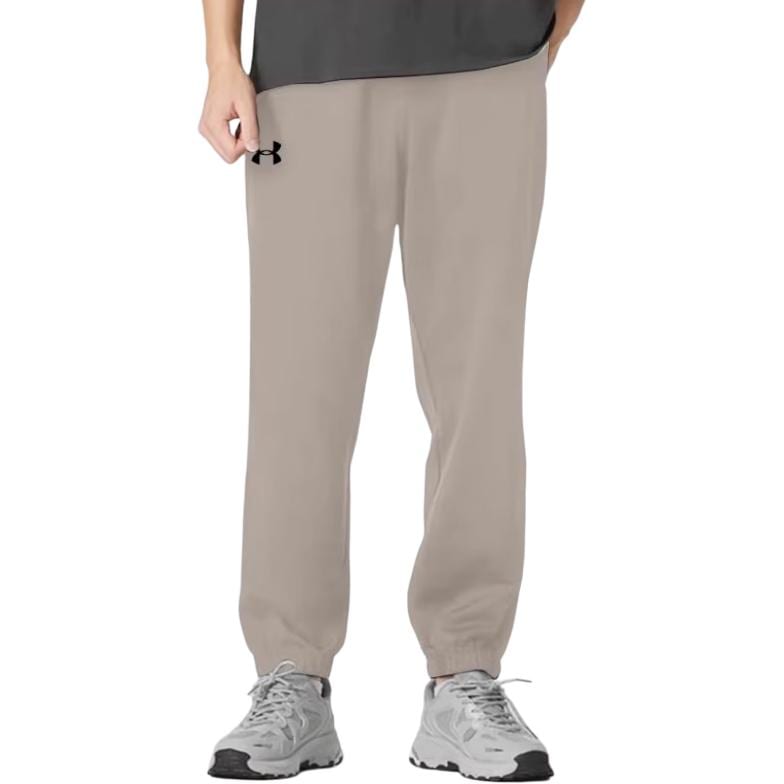 Under Armour Sports Collection Men's Training, Solid Color Versatile Thickened And Fleece Lined Mid Rise Casual Pants 24600705-203