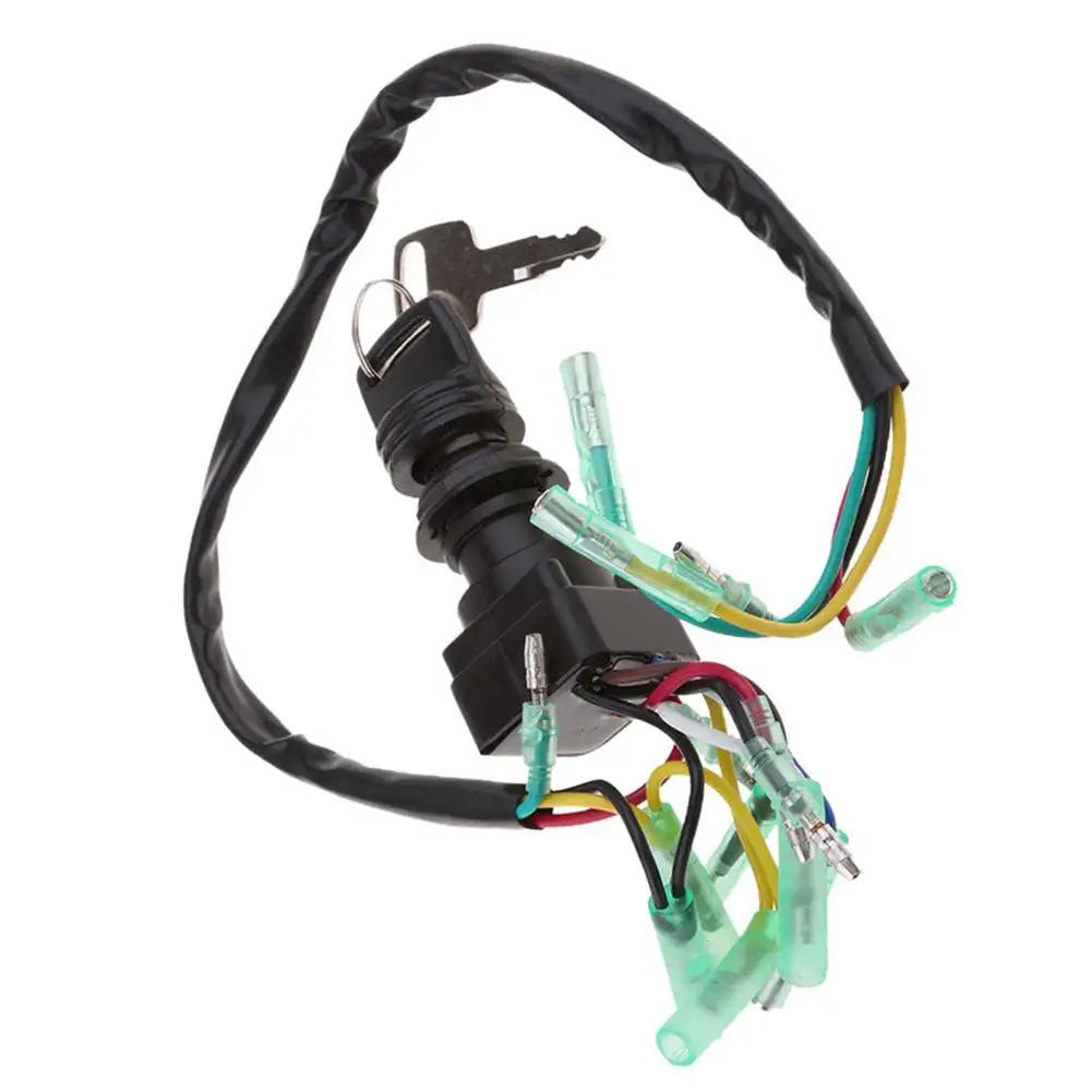 Ключ зажигания в сборе 703-82510-43 для подвесных моторов Yamaha, блок управления, лодочные аксессуары, морской подвесной двигатель