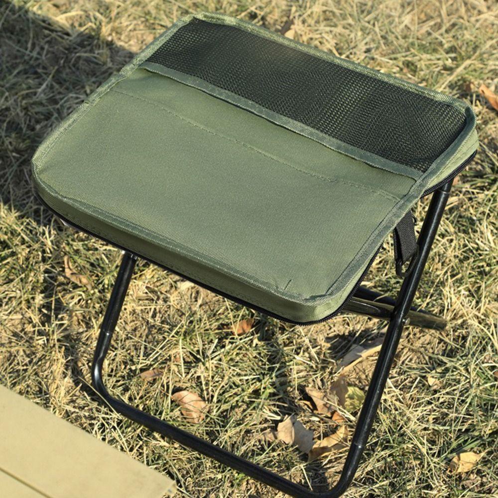 Wear-resistant Sports Folding Chair Strong Load-bearing Pencil Case Stool Hiking