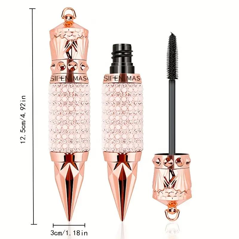 Водостойкая черная тушь Queen's Scepter для удлинения ресниц, густая тушь с шелковыми волокнами, женская косметика для глаз.