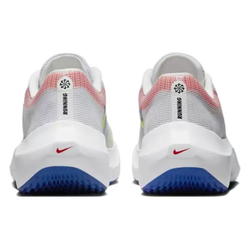 Nike Кроссовки для бега Zoom Fly 5 Мужские Низкие Белые/Желтые/Синие/Розовые Кроссовки повседневные DX1599-100