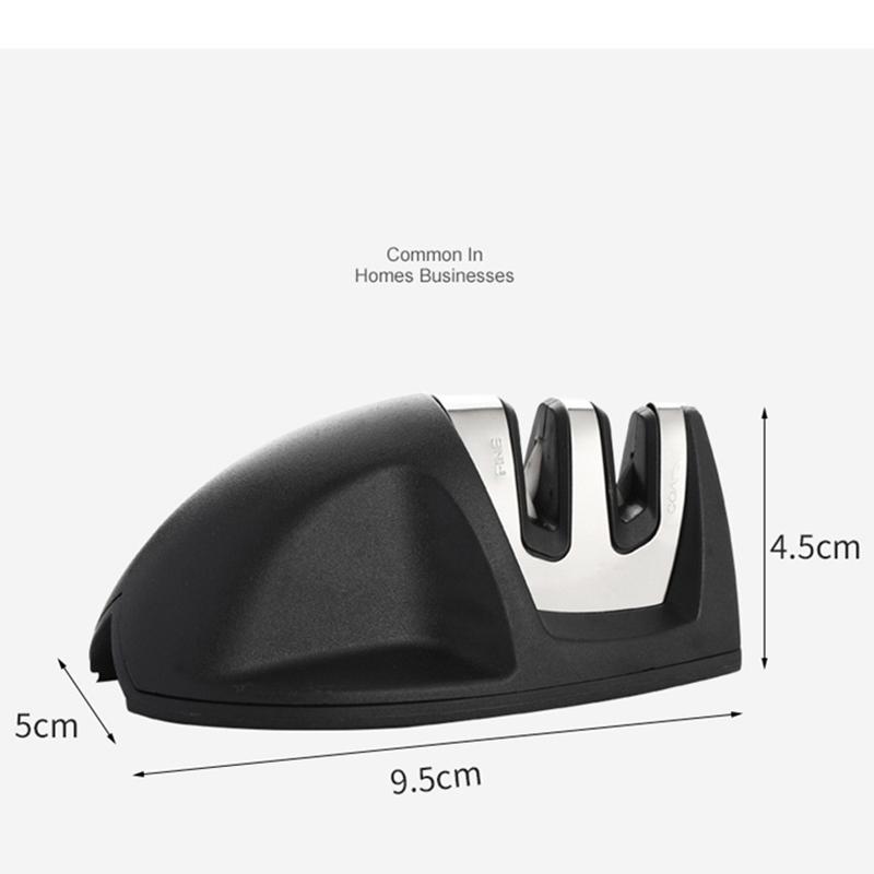 Мини-точилка для ножей, точилка для ножей, ручной многофункциональный инструмент для быстрой заточки с кухонными ножами, аксессуары, гаджет