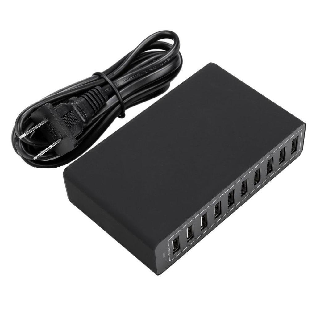 Многопортовое USB-зарядное устройство 60 Вт 5 В / 12 А - Быстрая зарядка для устройств Apple, Huawei, Xiaomi