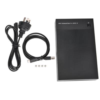 Универсальный высокоскоростной жесткий диск 10 Гбит/с 2.53.5" SATA HDD SDD корпус (Не включая жесткий диск)