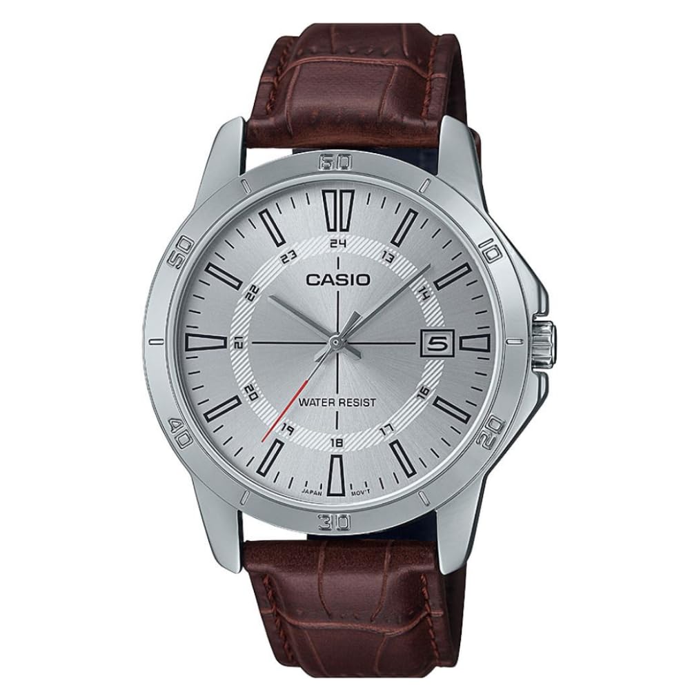 Casio Мужские часы MTP-V004L-7C Коричневые