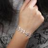 Exquisite Aesthetic Music Note Bracelet Jewelry Adjustable Silver Bangle Fashion Gorgeous Eight Note Hand Chain Gift