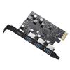 PCI-E 1 в USB 3.0 Концентратор Разветвитель Контроллер PCI-E в USB3.0 PCI Express Карта Расширения Адаптер для Windows/7/8/8.1/10/XP