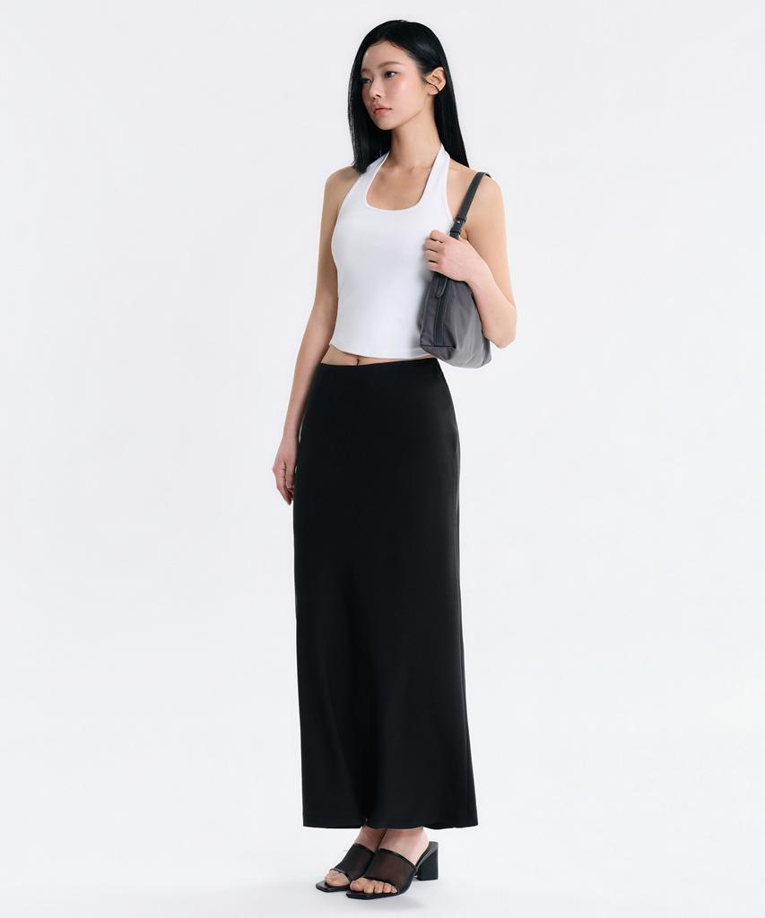 Musinsa Standard Woman Women'S Fluid Maxi Skirt [Black]