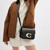 Coach Idol 21 Золотой Логотип Магнитная Застежка Кожаная Сумка Кросс-боди на Плечо Маленькие Женские сумки Черный CW648-B4BK