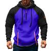 Men's Sweatshirt Hoodie Zipper Arm Pocket Cardigan Men's Sports Large Size Casual Hoodie
