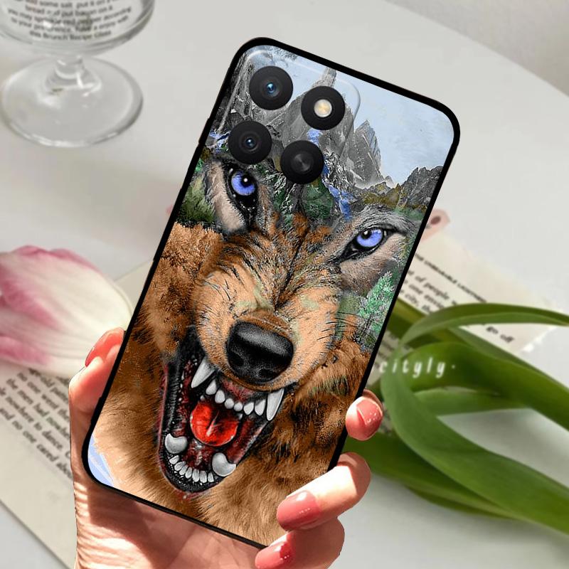 Чехол для телефона Honor X8c Чехол-оболочка для Honor X8c Ударопрочный ABR-LX1 6,7" Роскошный узор Нарисованный Мягкий силикон Защита Задняя крышка