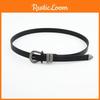 Vintage Chic Women's Jeans Belt With Alloy Buckle Classic And Stylish