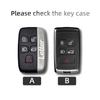 Car Key Case For 2025 Land Rover Range Rover Sport Evoque Freelander Keyless Suede Leather Cover Shell Keychain Car Accessories