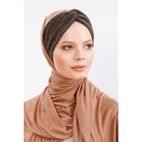 Differenza Hijab Abaya Shawl Foulard Muslim Clothing Cotton Sequin Hair Bands