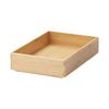 Muji Штабелируемый бамбуковый ящик для хранения Предмет Средняя ширина 17Глубина 26Высота 5,5 см Ящик для костюмов