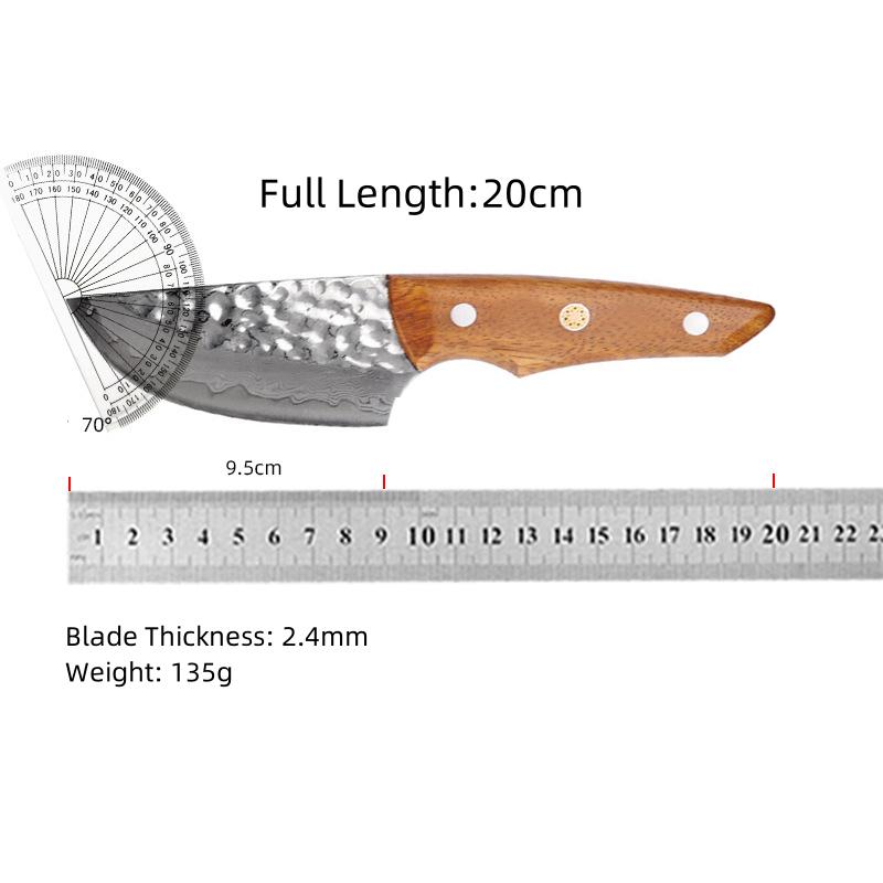 Кухонный нож для мяса из дамасской стали, поварской нож, нож для рыбы, суши, стейка, барбекю, нарезки, кухонные инструменты