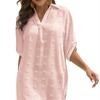 Elegant Women Summer Chiffon Blouse Fashion Casual Tops New Woman Shirt Chemise Femme Blusas