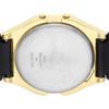 Мужские цифровые кварцевые часы TIMEX T-80 с золотым корпусом и резиновым ремешком (TW2V41000) [Аутентичный]