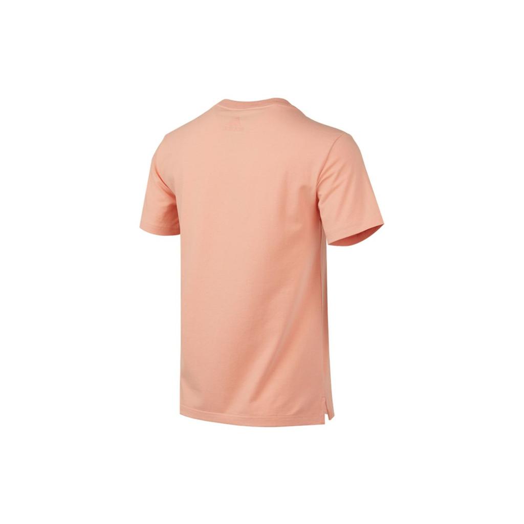 adidas Футболка Shiny Bos Gradient Logo Print Sport с круглым вырезом и коротким рукавом, женские топы, абрикосовый цвет H09749