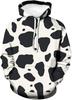 Cow spot Pattern Men Hoodie For Men Women Cartoon 3D Printed Hooded Pullover Autumn Casual Men Tops Cosplay Party Sweatshirt