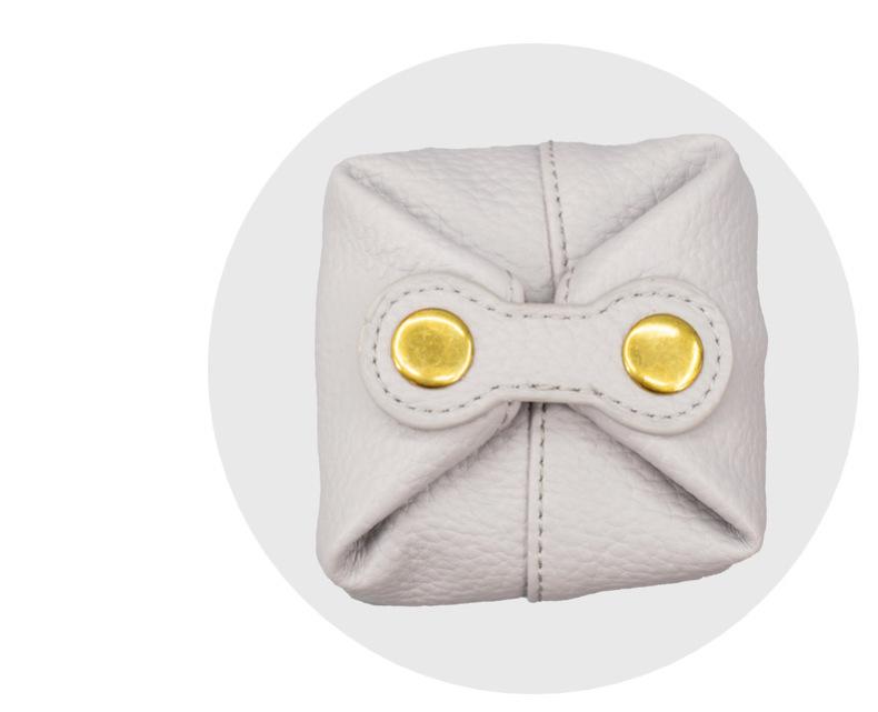 Мини-кошелек для монет из мягкой кожи - Милый японский и корейский стиль для наушников, ключей, монет, помады и многого другого