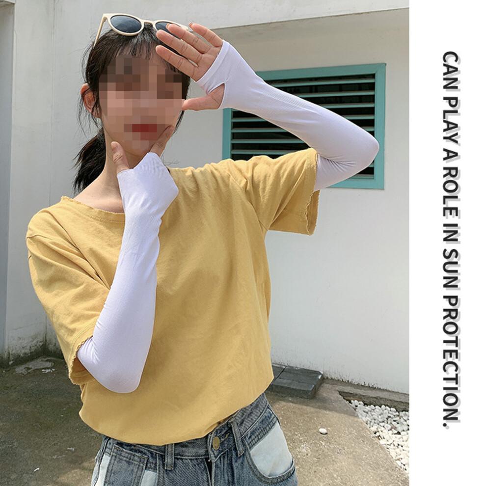 Sun Protection Arm Sleeves for Outdoor Activities, UV Sun Protection Lightweight Arm Sleeves with UPF 50 Protection, Cooling Sports Sleeve for Running