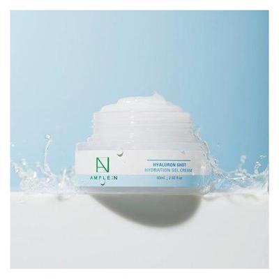 Hyaluron Shot Hydration Gel Cream 60 мл, Успокаивающий, Увлажняющий, Корейская косметика, Kbeauty, образец
