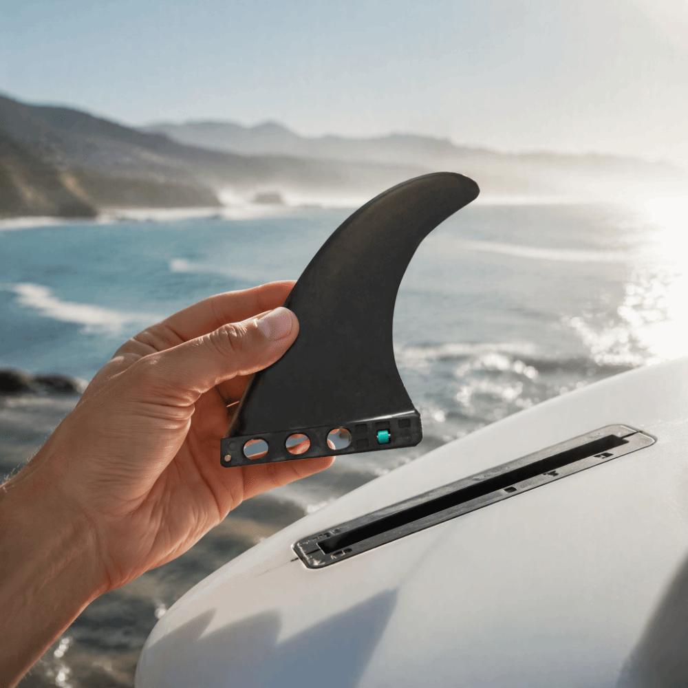 Quick Release SUP Fins 9 Inch Single Fin Replacement Part Surfing Fin Stand Up Paddleboarding