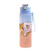 750ml Cartoon Letter Printed Lovely A-Z Water Cup Portable Children Plastic Cartoon Outdoor Sport Large Capacity Water Bottle