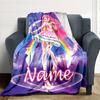 Customizable Magic Sweethear4 Throw Blanket – Personalized Name, All-Season Cozy Snug Blanket, Machine Washable, Personalized Blanket