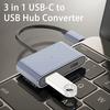 Компактный индикатор Type-C к USB-концентратору, стабильная передача, быстрая зарядка