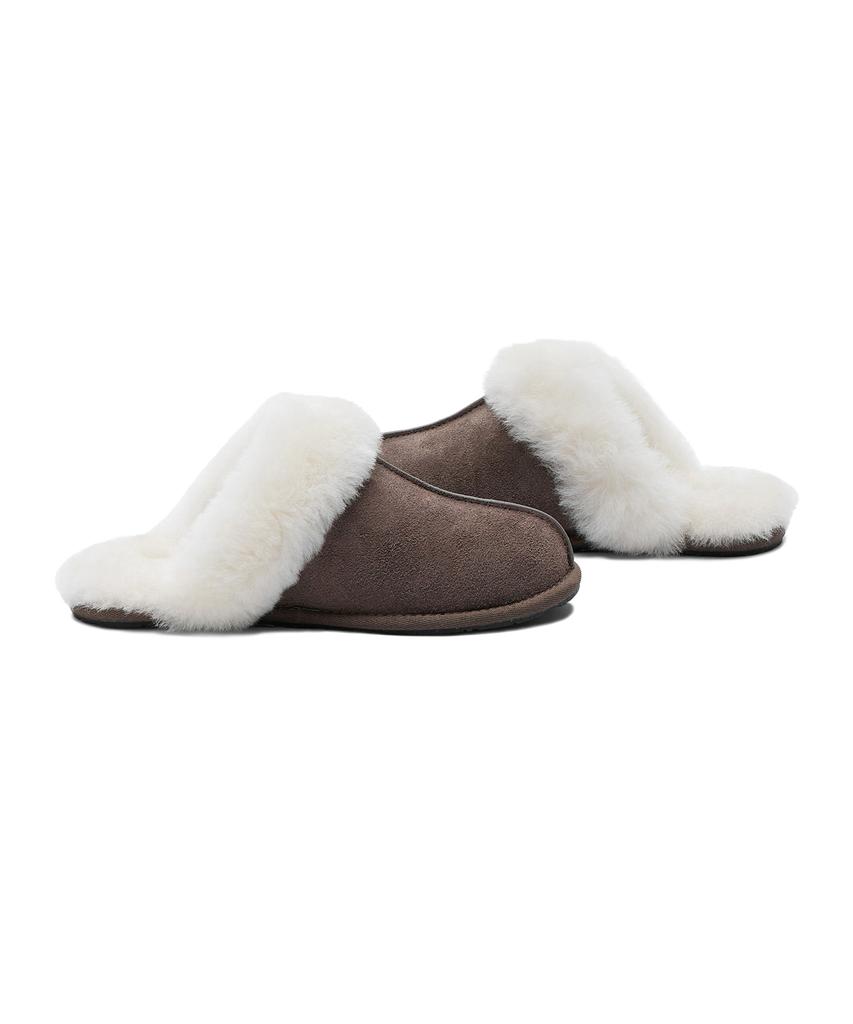 Ugg [Женские] Тапочки из замши и овчины (Scuffette II) - Эспрессо / 1106872Esp