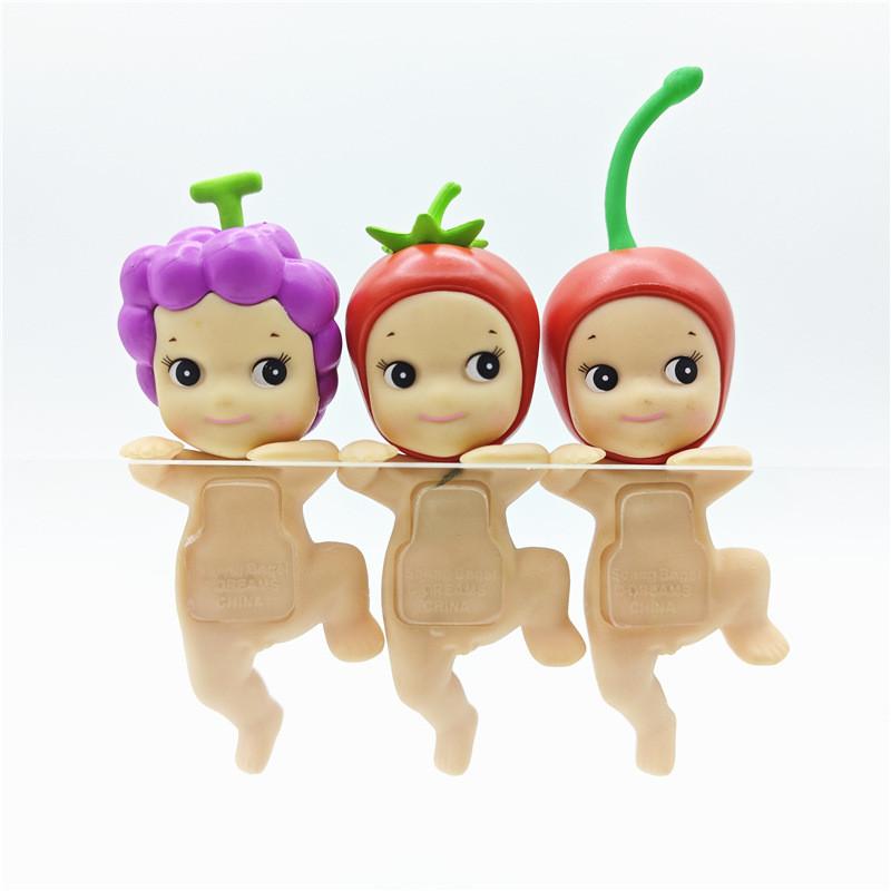 Очаровательные ПВХ фигурки ангелов в слепой коробке Коллекция «Фруктовый урожай» Подарок на день рождения