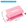 1/4" Double Hole Loose-leaf Paper Puncher Round Hole Metal Puncher Manual Labor-saving Adjustable Hole Punch Office Supplies