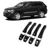 Glossy Black Door Handle Cover For Jeep Grand Cherokee Dodge Durango 2011-2020
