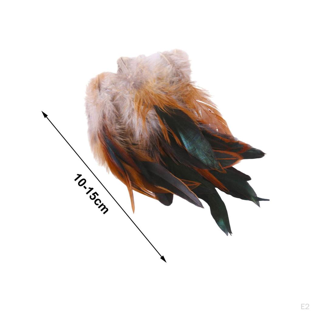 50 шт. перья для поделок цвета аксессуары для рукоделия декоративные свадебные