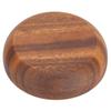 Деревянная закусочная тарелка для фруктов, салата, супа для домашнего использования в кофейне