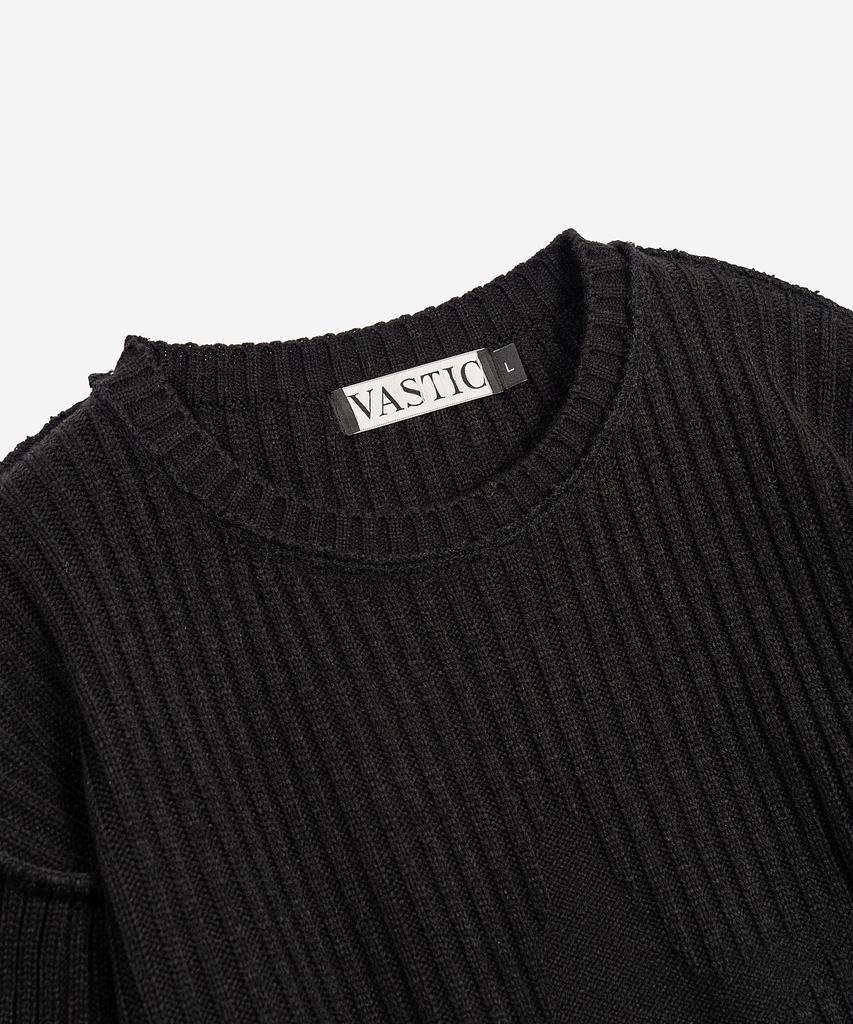 VASTIC Star Reverse Knit_Black