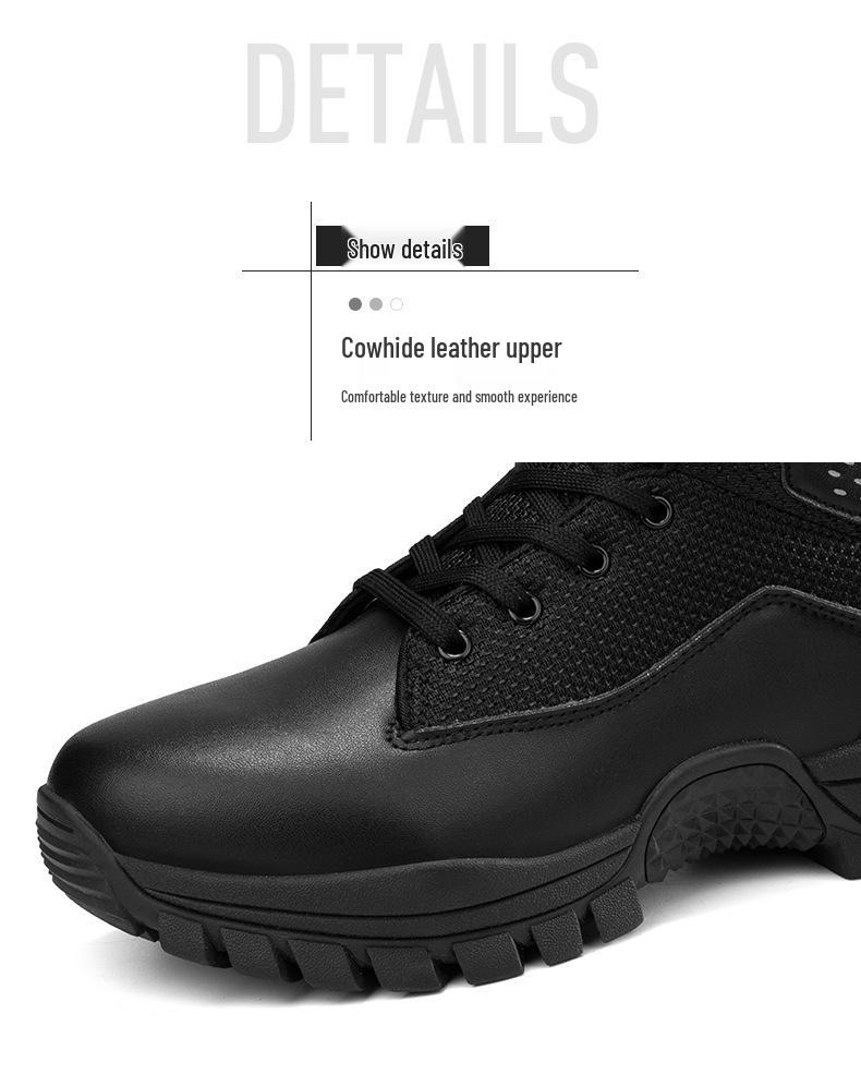 Мужские тактические высокие берцы на боковой молнии для спецназа и внедорожного использования.