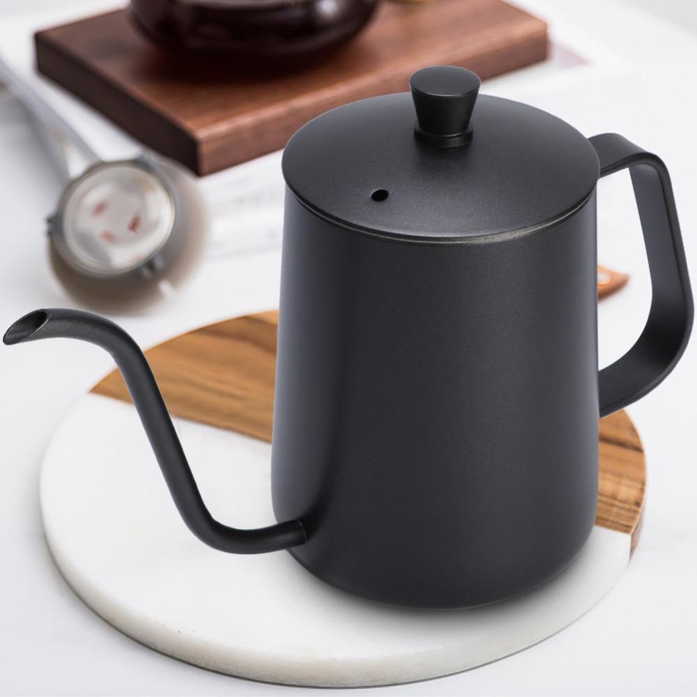 600ml Capacity Gooseneck Tea Kettle Long Narrow Spout Gooseneck Kettle Coffee Brewing