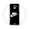 Case - Nike - Galaxy J6 2018 - Soft - Black - White Logo