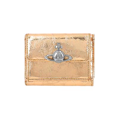 Vivienne Westwood 5115002tw L00a7 R401 металлический складной маленький кошелек с клапаном