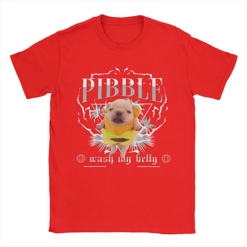 All Seasons Funny Pibble Meme Wash My Belly T Shirt For Unisex 100% Cotton Tee Shirt Short Sleeve Tops